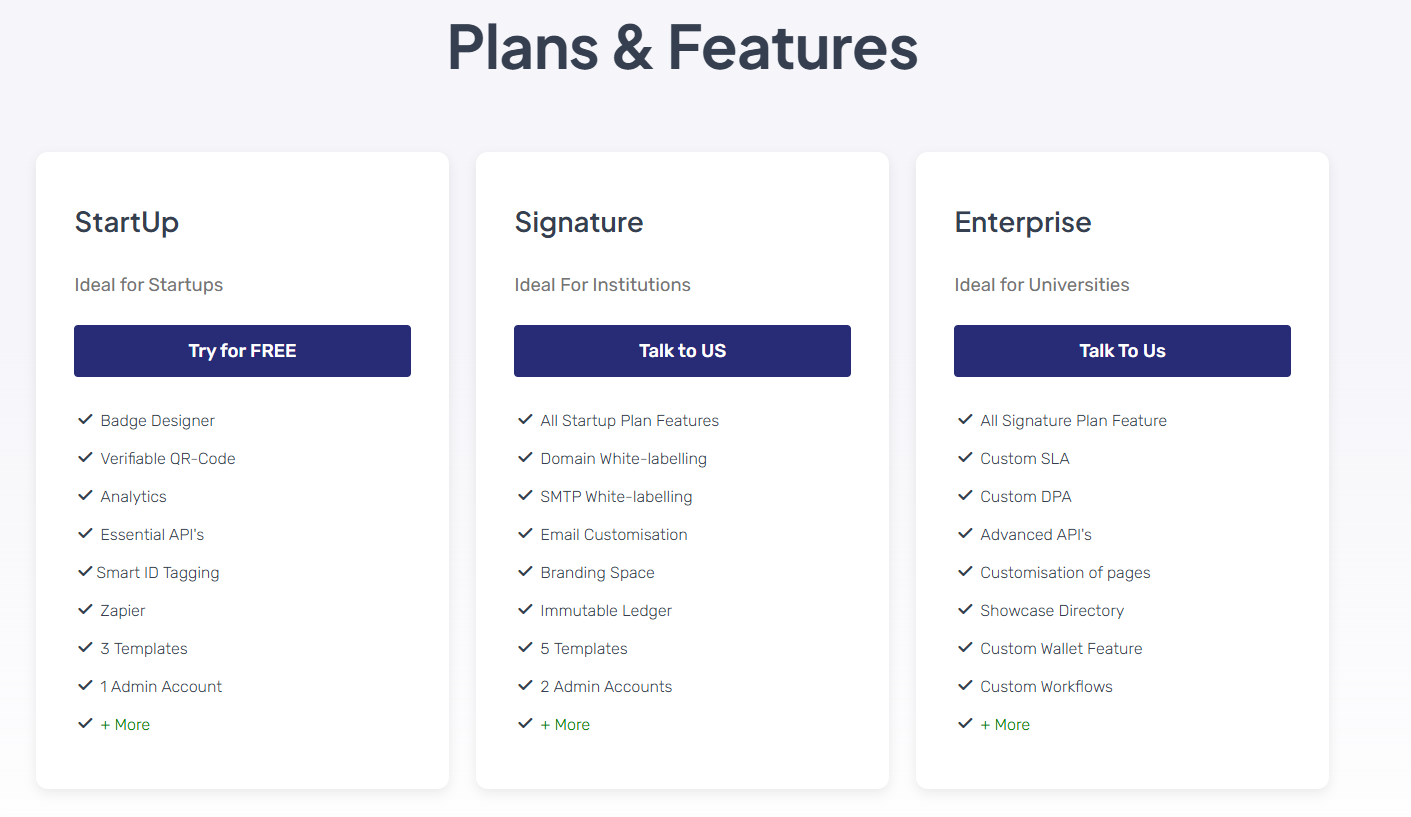 CertifyMe Pricing Plans